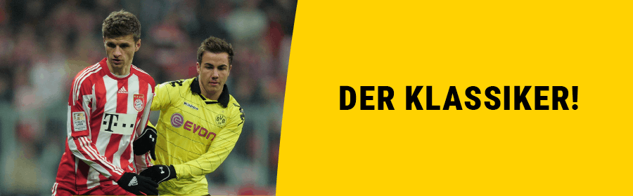 Der Klassiker! Mit Bild von Thomas Müller und Mario Götze.
