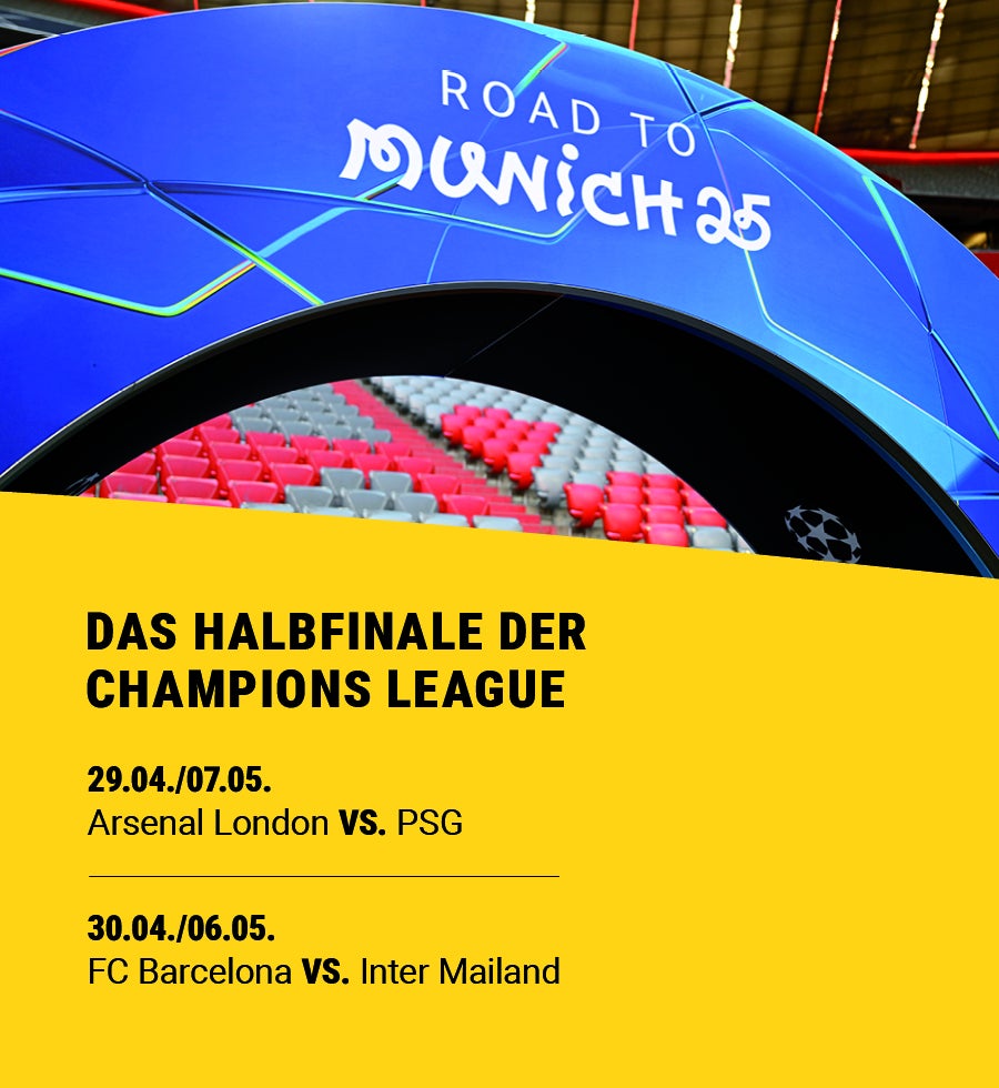 Das Halbfinale der Champions League.