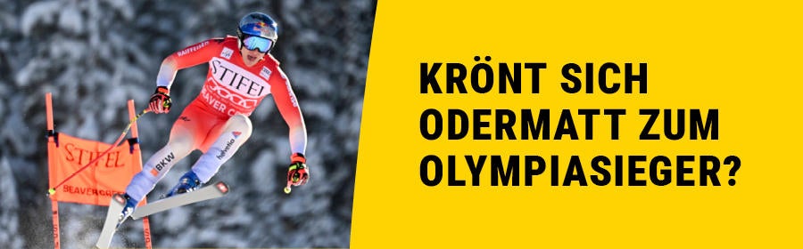 Marco Odermatt während eines Rennens.