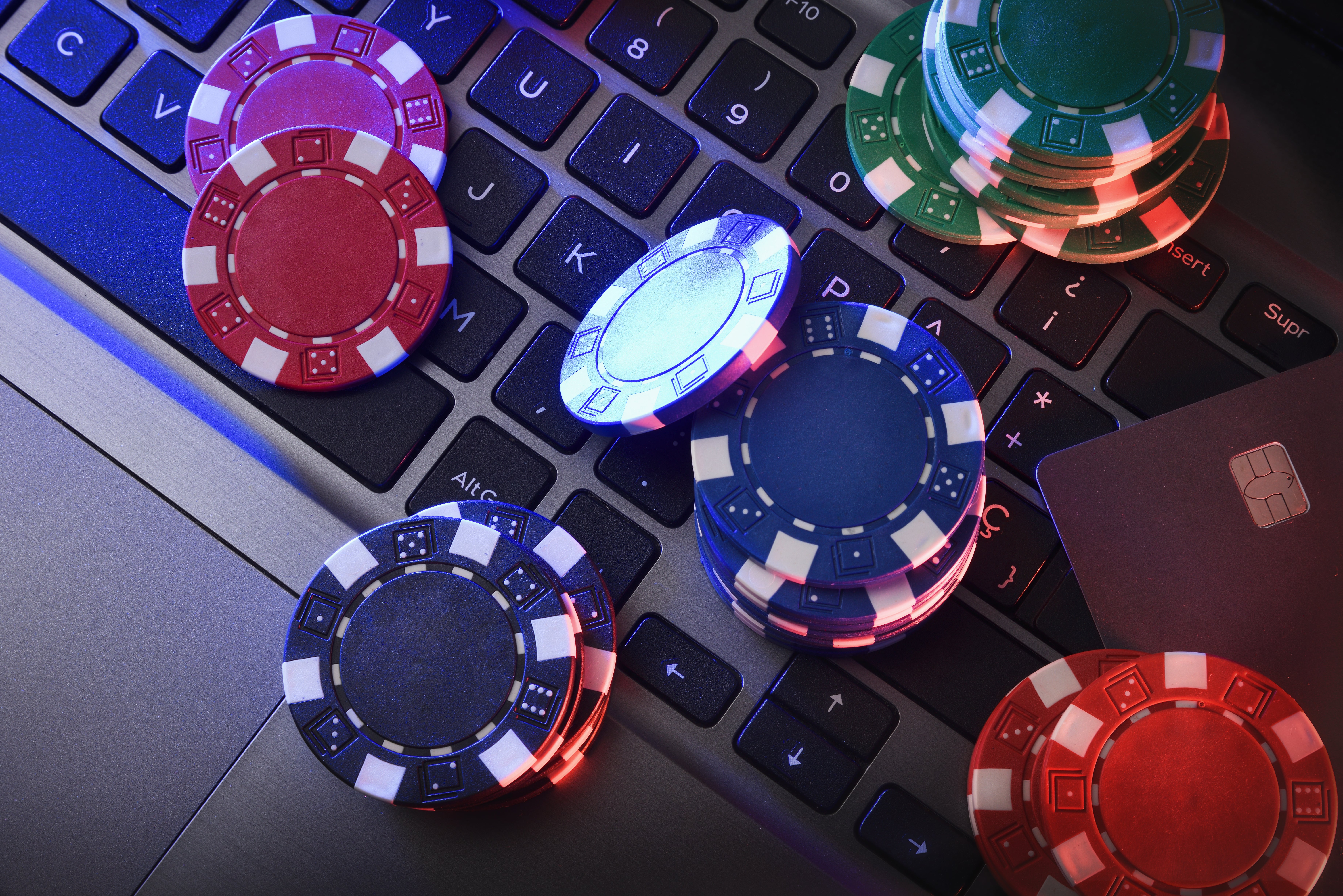 Historia de las fichas de casino