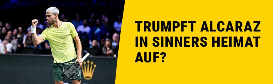 Carlos Alcaraz während eines Matches.