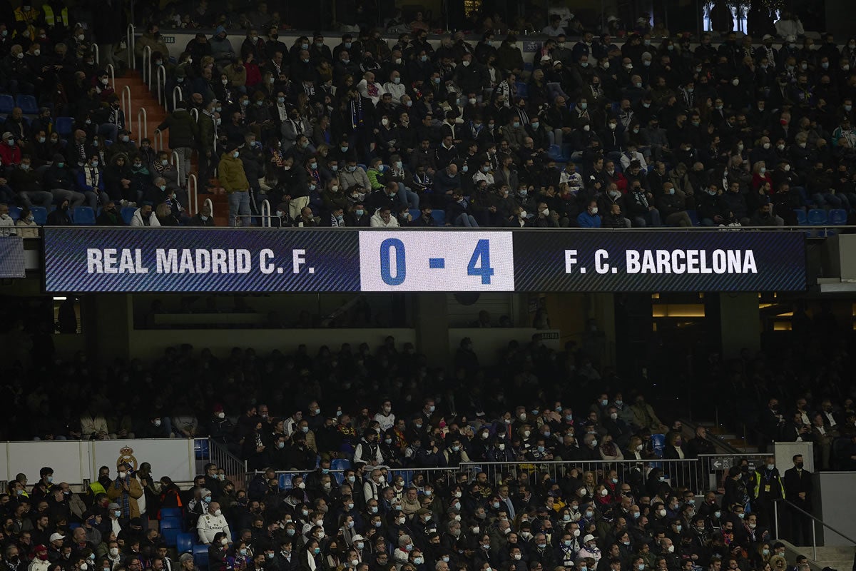 Real Madrid vs. FC Barcelona (0-4)