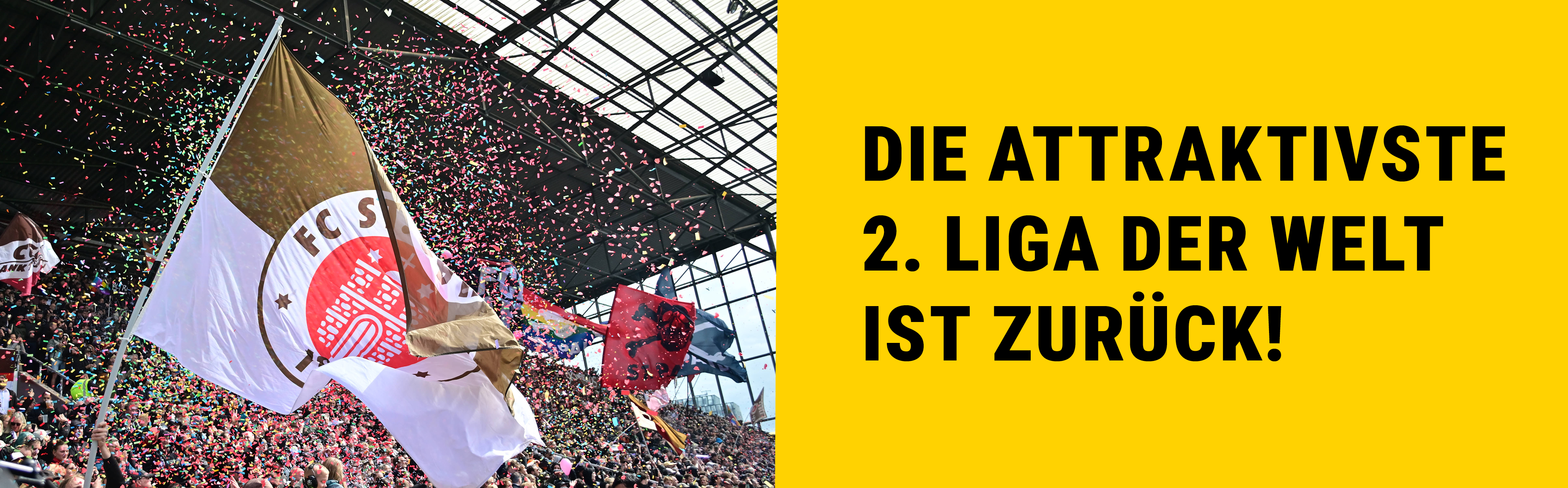 Die 2. Bundesliga ist zurück.