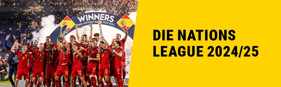 Spanien feiert den Gewinn der letzten Nations-League-Ausgabe.