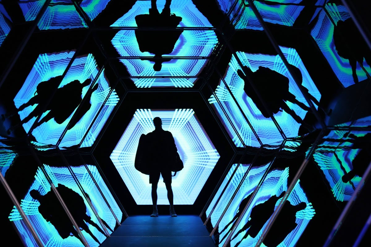 Alexander Zverev vor Matchbeginn beim Turnier von Paris 2024.