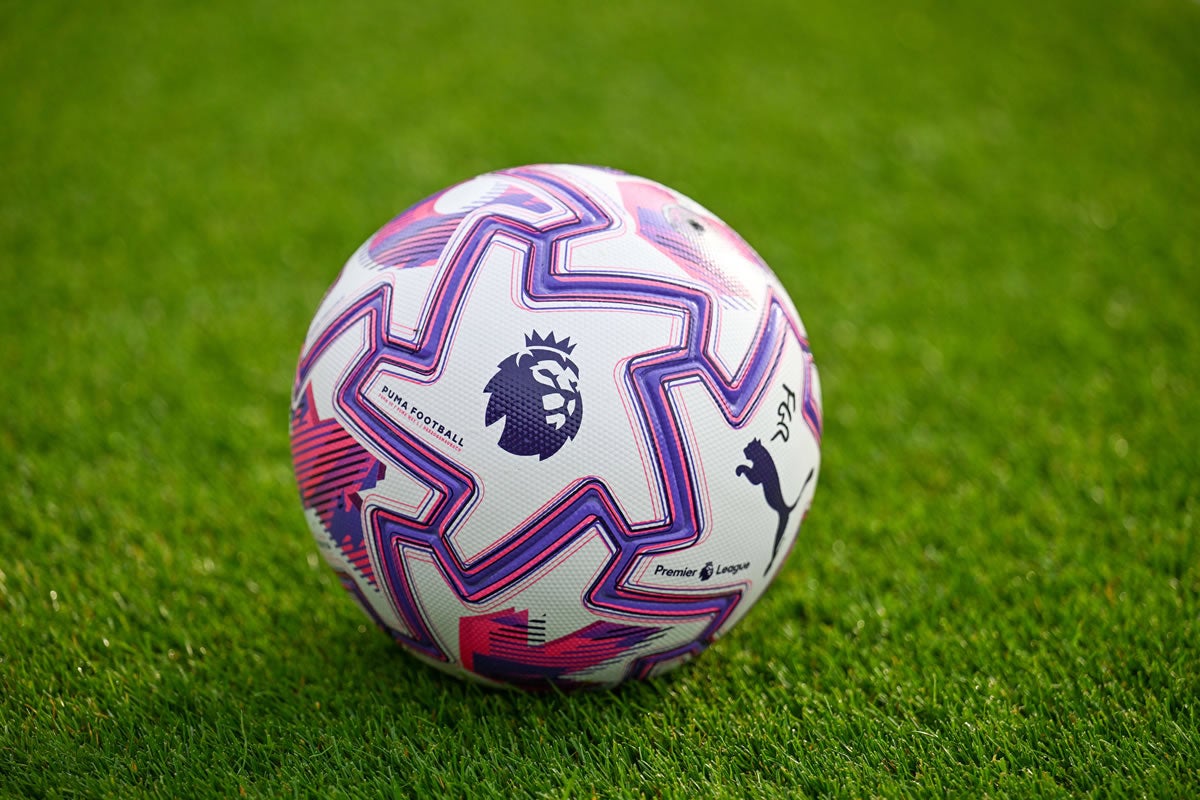 The official Premier League matchball.