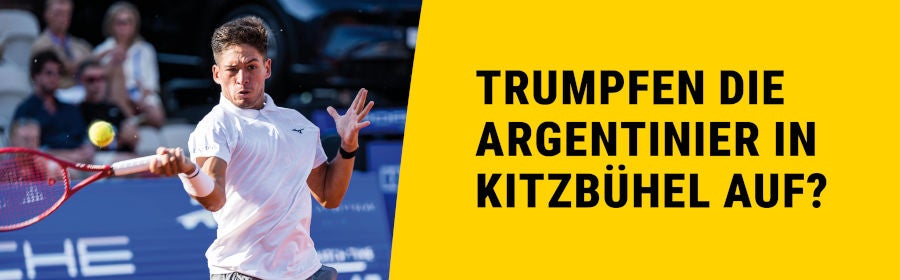 Sebastián Báez während eines Matches.