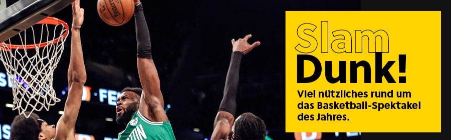 Slam Dunk! Viel nützliches rund um das Basketball-Spektakel des Jahres.