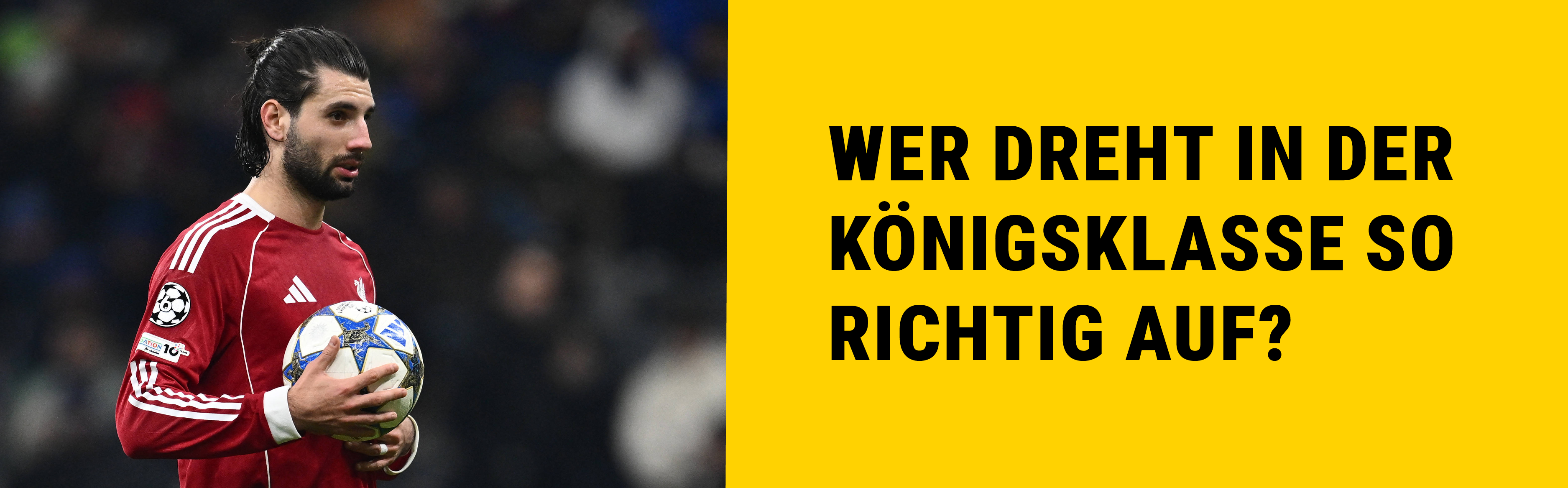 Header-Grafik mit Dominik Szoboszlai vom FC Liverpool und dem Text 