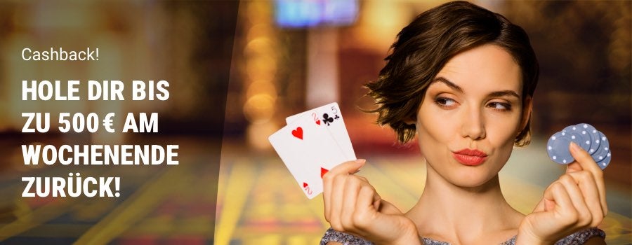 Live Casino Cashback bei interwetten.