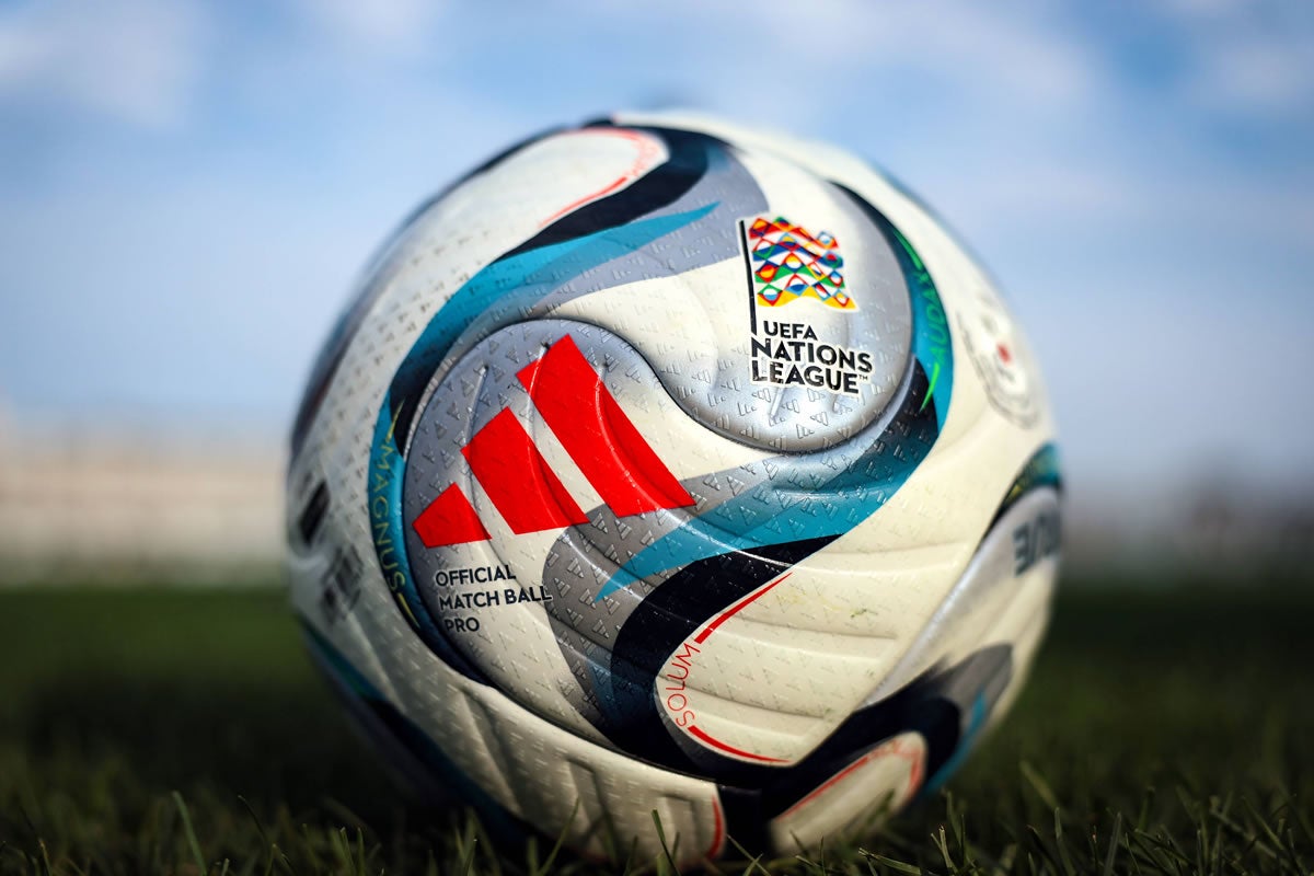 Der offizielle Matchball für die Nations Lague 2026/27.