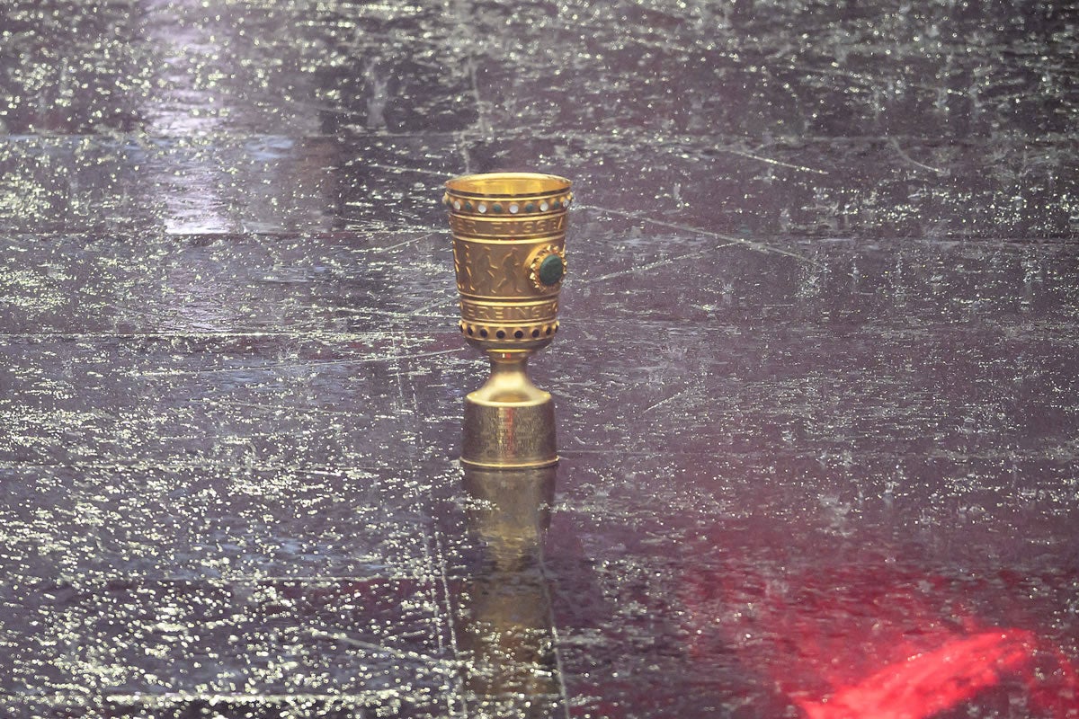 Ein Bild des DFB Pokals.