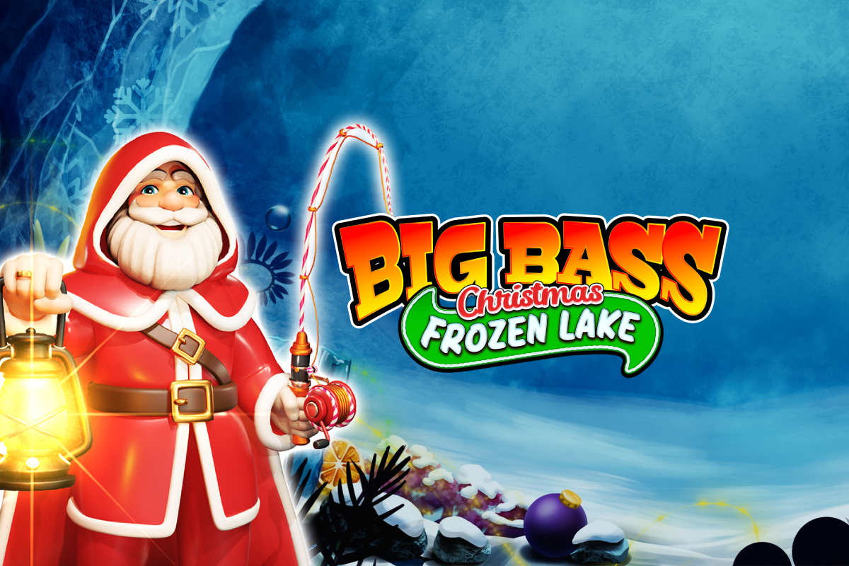 Big Bass Christmas Frozen Lake