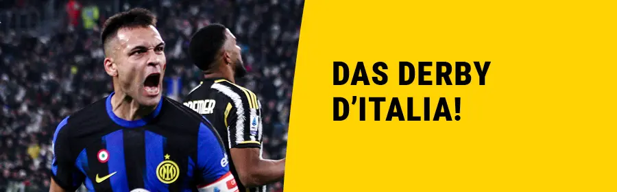 Inter-Kapitän Lautaro Martinez bejubelt ein Tor im Derby d'Italia.