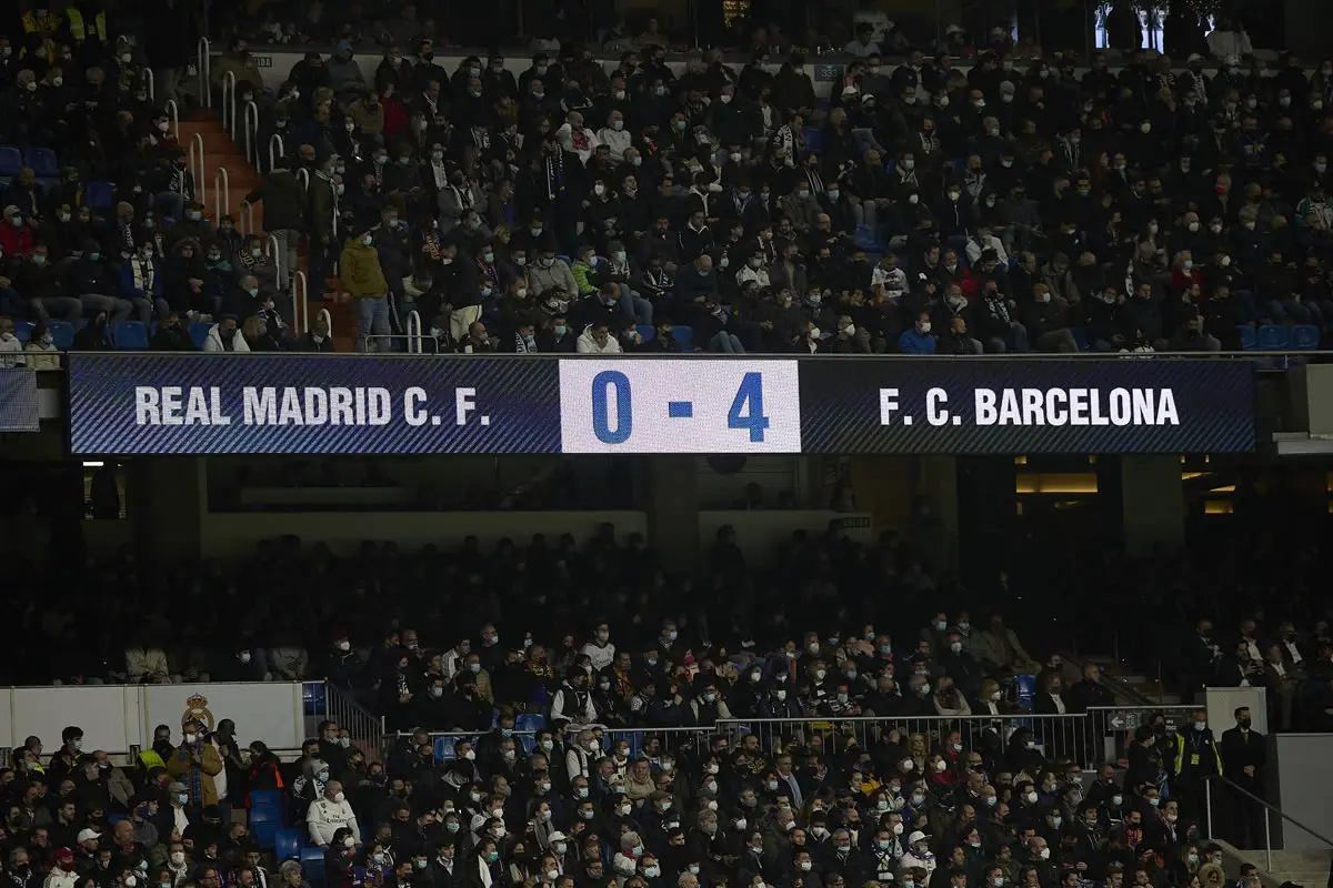 Real Madrid vs. FC Barcelona (0-4)