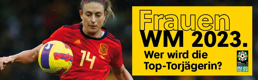 Wer wird die Top-Torjägerin? Dazu ein Foto von Alexia Putellas.