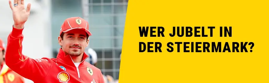 Charles Leclerc winkt seinen Fans zu.