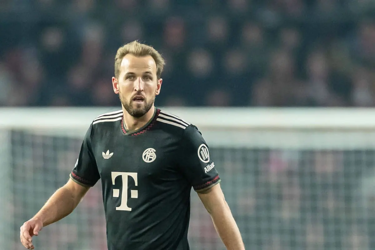Harry Kane während eines Spiels in der Königsklasse.