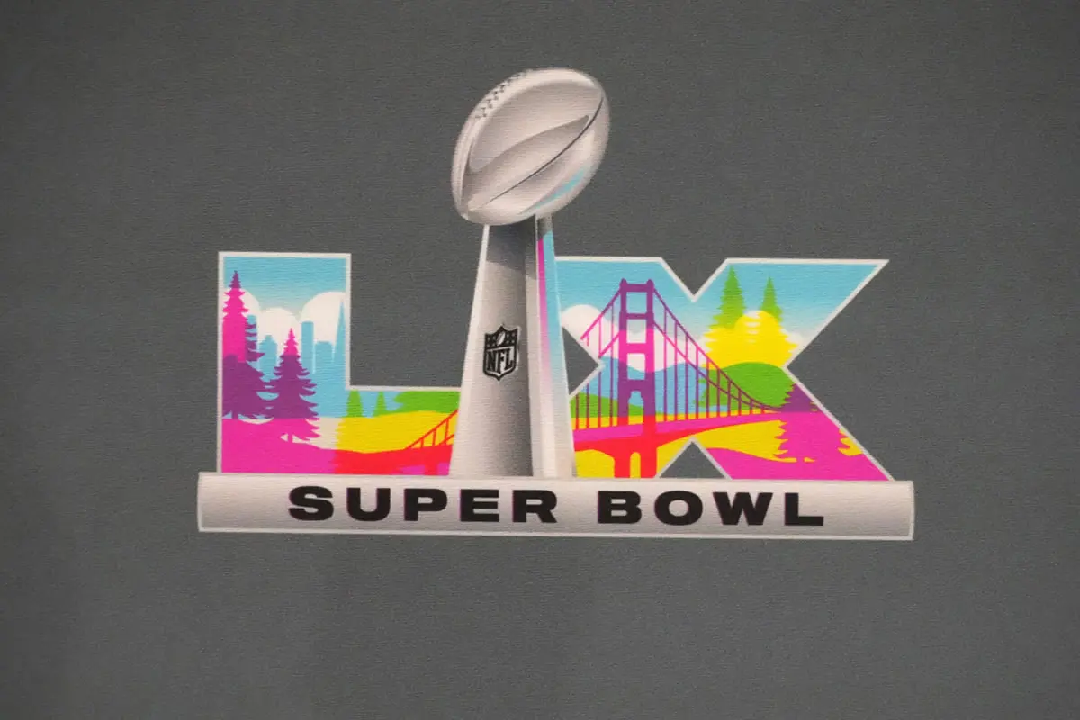 Das Super Bowl Logo 2026.